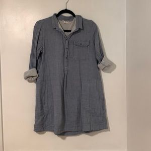 Lou and Grey chambray tunic dress with pockets